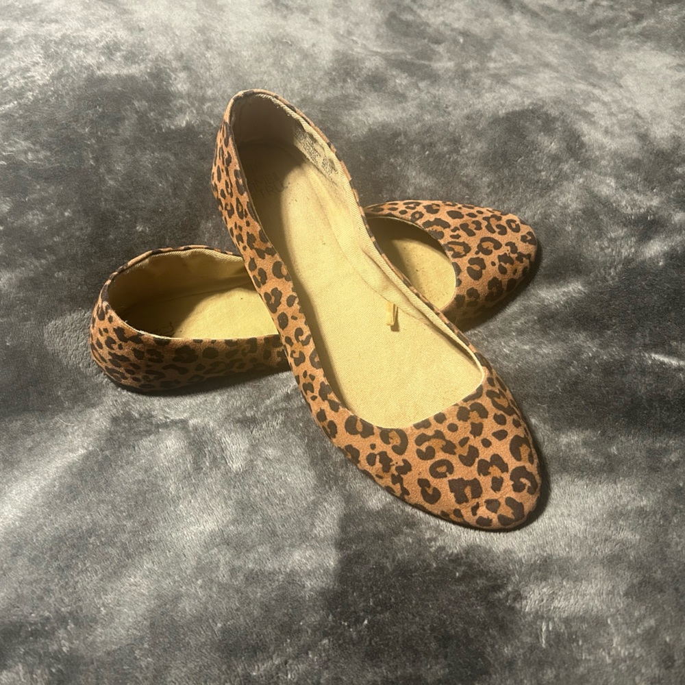 Leopard Print Flats
